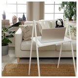 BJÖRKÅSEN Folding table, white, 59x35 cm