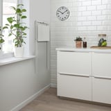 BJÖRKÅSEN Folding table, white, 59x35 cm