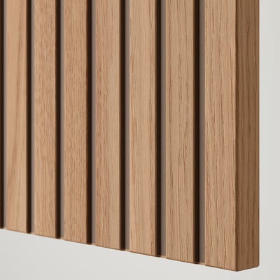 BJÖRKÖVIKEN Door, oak veneer, 60x64 cm
