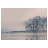BJÖRKSTA Picture, Misty landscape, 140x100 cm