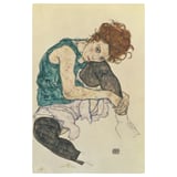 BJÖRKSTA Picture, Seated Woman With Bent Knee, 78x118 cm