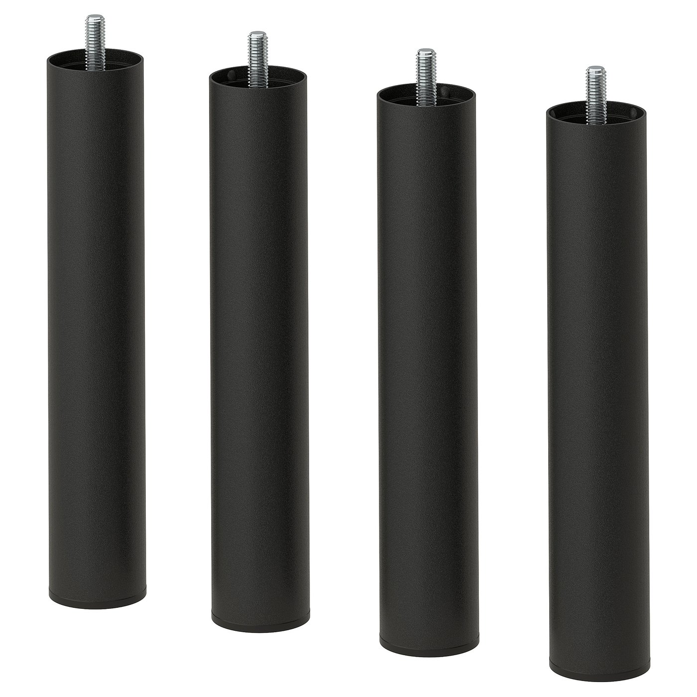 BJORLI leg, stainless steel, 20 cm - IKEA