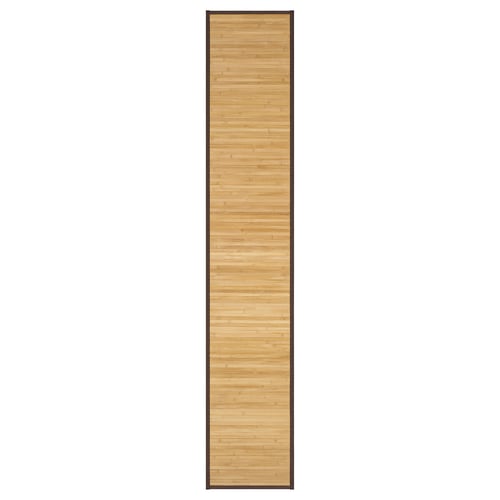 A vertical bamboo placemat called BLANGSLEV, featuring a dark edge.