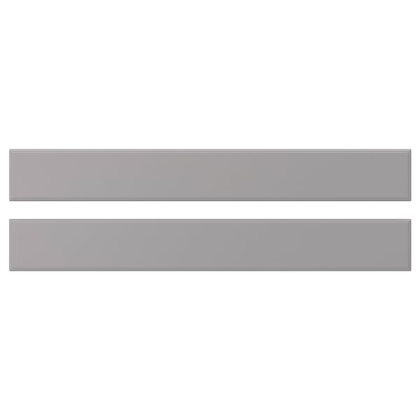 BODBYN Drawer front, grey, 75x10 cm