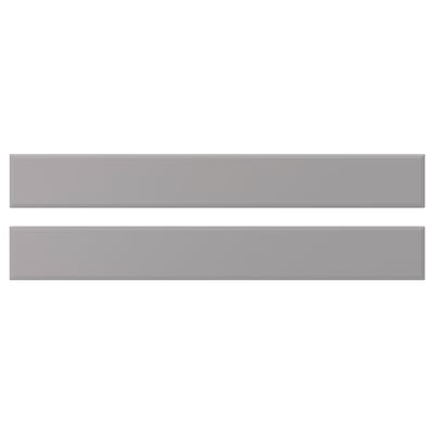 BODBYN Drawer front, grey, 75x10 cm