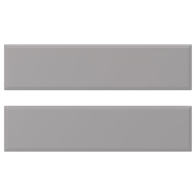 BODBYN Drawer front, grey, 40x10 cm