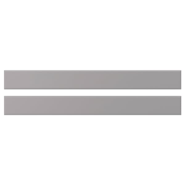 BODBYN Drawer front, grey, 90x10 cm