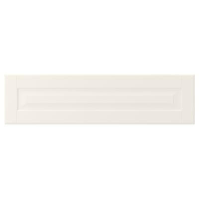 BODBYN Drawer front, off-white, 75x20 cm