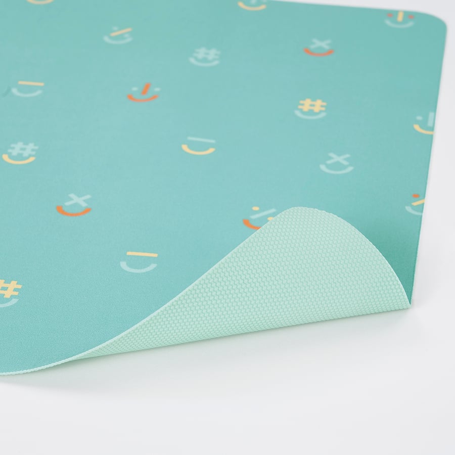 BÖNSYRSA desk pad, turquoise, 60x37 cm IKEA