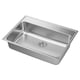 Option: BOHOLMEN Inset sink, 1 bowl, stainless steel, 76x55 cm