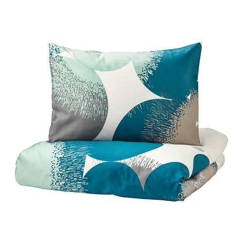 BOLLTISTEL Quilt cover and 2 pillowcases 200x200/50x60 cm IKEA