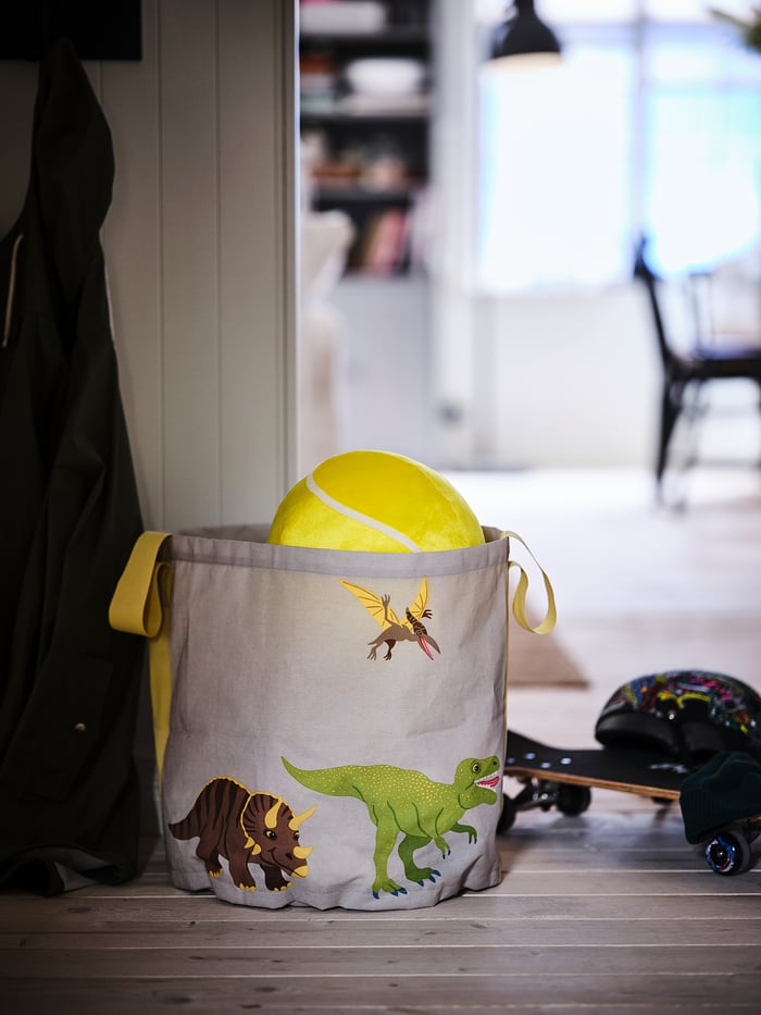 BOLLTOKIG Soft toy, tennis ball yellow IKEA