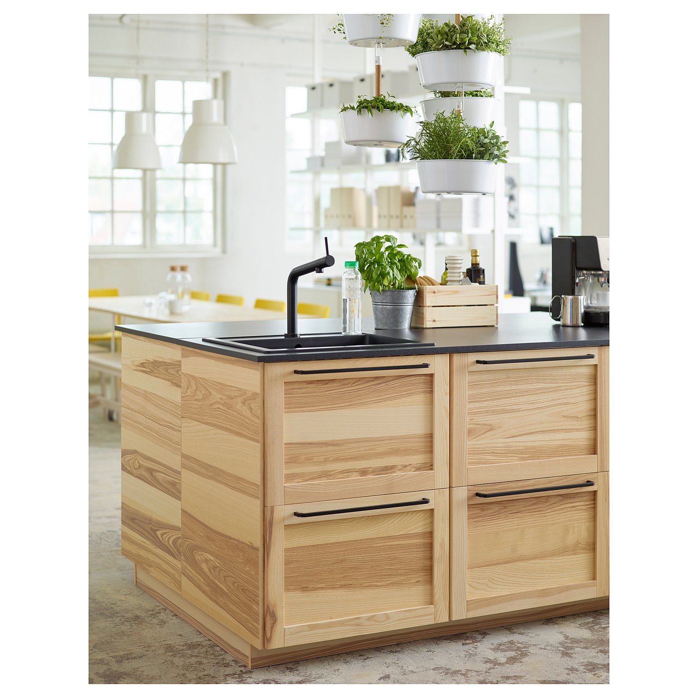 wooden kitchen mixer