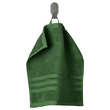 BROKGLIM Washcloth, green, 30x30 cm