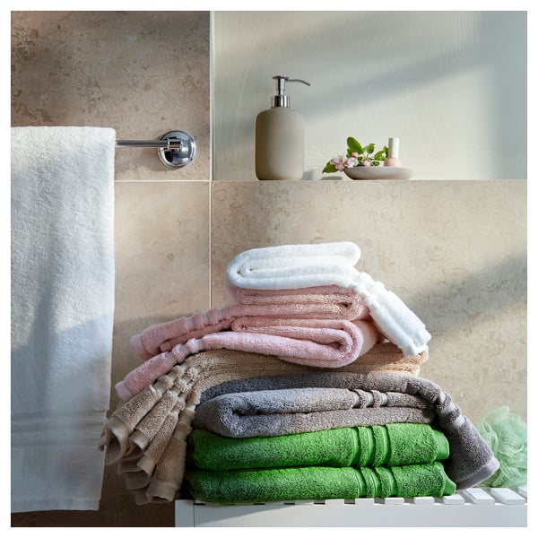 BROKGLIM Washcloth, pink, 30x30 cm