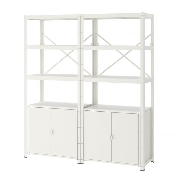 BROR Shelving unit with white, 170x40x190 cm IKEA