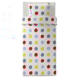 BRUKSVARA 2-piece bedlinen set, multicolour/dot pattern, 150x200 cm