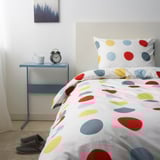 BRUKSVARA 2-piece bedlinen set, multicolour/dot pattern, 150x200 cm