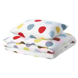 BRUKSVARA 2-piece bedlinen set, multicolour/dot pattern, 150x200 cm