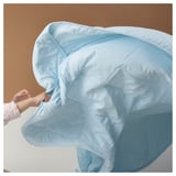 BRUKSVARA Duvet, light warm, light blue, 150x200 cm