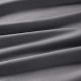BRUKSVARA Fitted sheet, dark grey, 90x200 cm