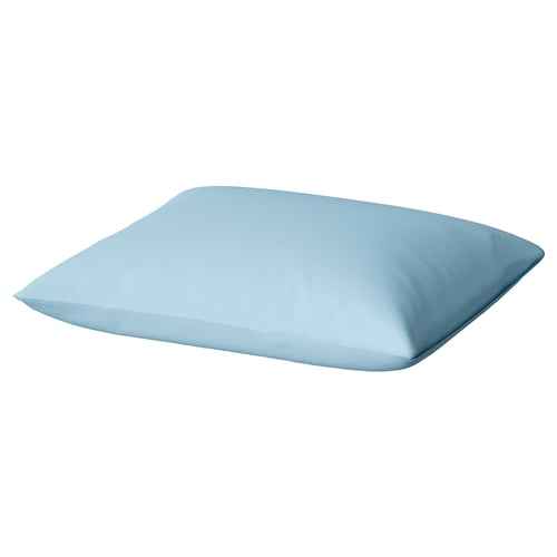 Blue BRUKSVARA pillowcase - recycled polyester, envelope closure.