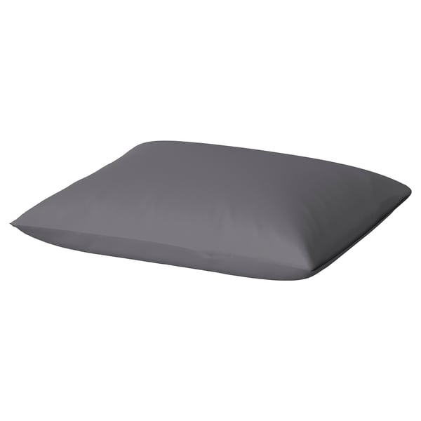 BRUKSVARA Pillowcase, dark grey, 50x60 cm