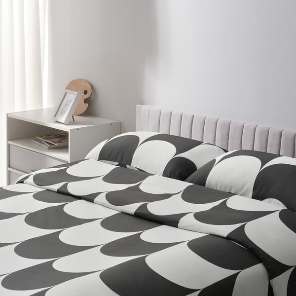 BRUKSVARA Storage unit with 4 boxes, white/light grey, 70x80 cm