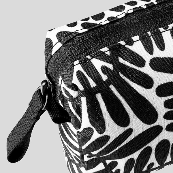 BRUNJORD Accessory bag, patterned, 16x4x11 cm