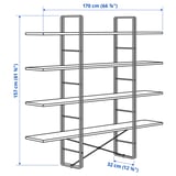 BYAKORRE Open shelving unit