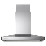 The arietta CDCA-209S stainless steel kitchen hood. Its sleek, rectangular design a modern look with a control panel on the front.