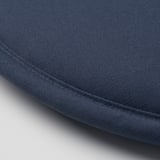 CILLA Chair pad, black-blue, 34 cm