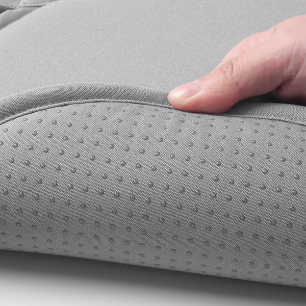 CILLA Chair pad, light grey, 34 cm