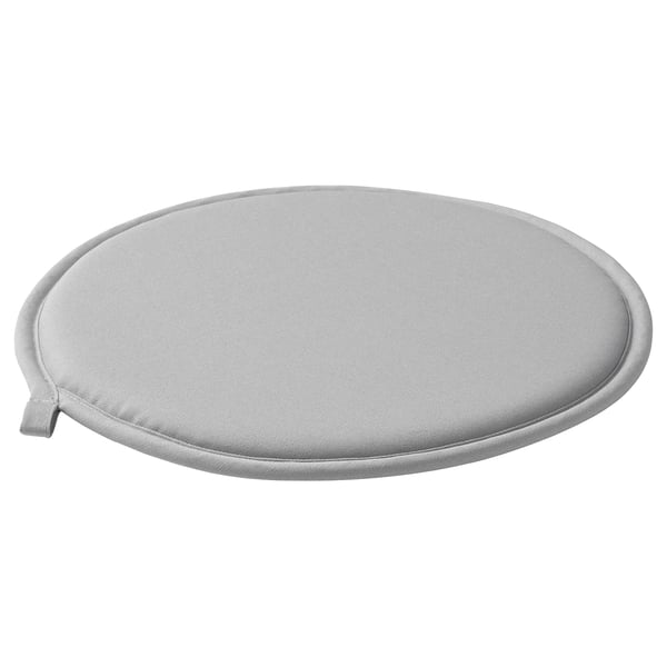 CILLA Chair pad, light grey, 34 cm