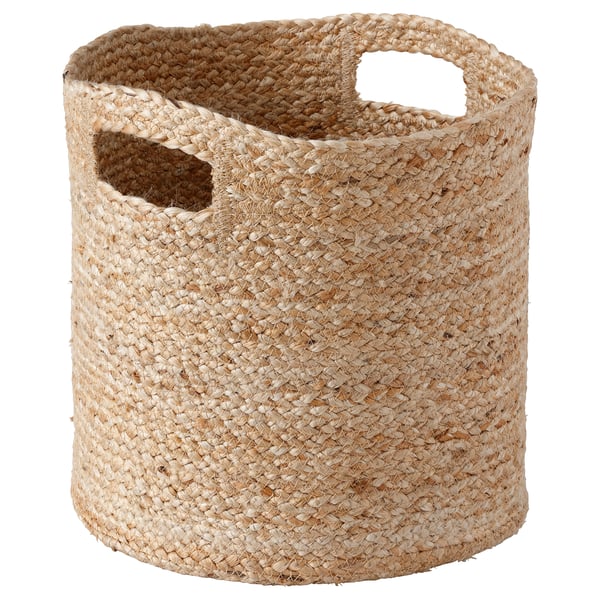 DOJTÅTAR Basket, handmade/natural, 30x30x30 cm
