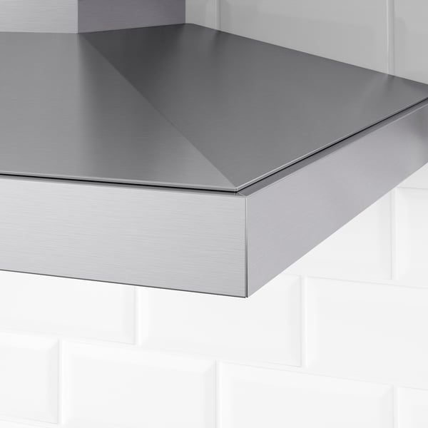 DRAGFRI Extractor hood, stainless steel, 90 cm