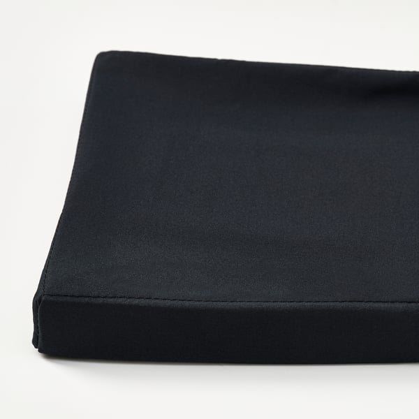DRÖNA Lid, black textile, 36x26 cm