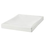 DRÖNA Lid, white textile, 36x26 cm