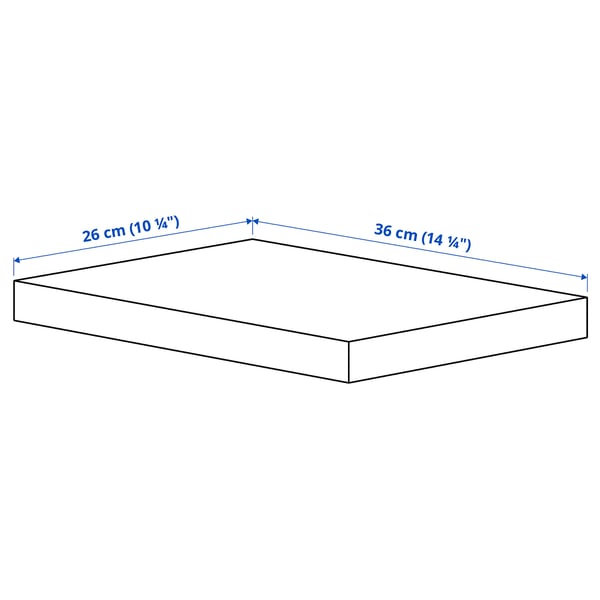 Illustration with measurements for the product: DRÖNA.