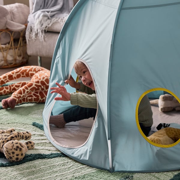 DVÄRGMÅS Children's tent, blue