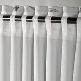 EBBASTINA Room darkening curtains, 1 pair, beige/leaf, 145x250 cm