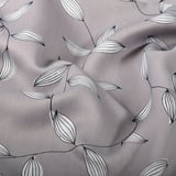 EBBASTINA Room darkening curtains, 1 pair, grey/leaf, 145x200 cm