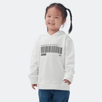 EFTERTRÄDA Hoodie, white, 120/128