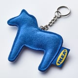 EFTERTRÄDA Key ring, blue