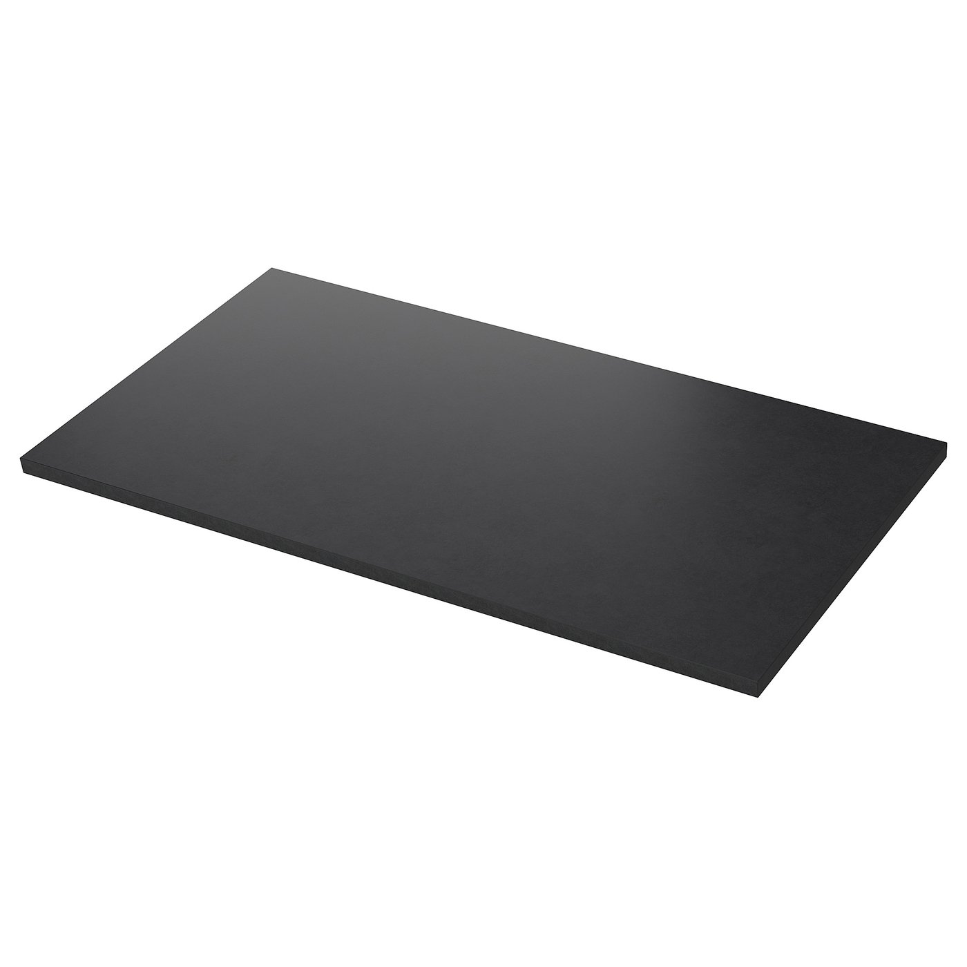 EKBACKEN worktop, black/laminate, 126x65x2.8 cm - IKEA