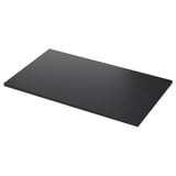 EKBACKEN Worktop, black/laminate, 186x65x2.8 cm
