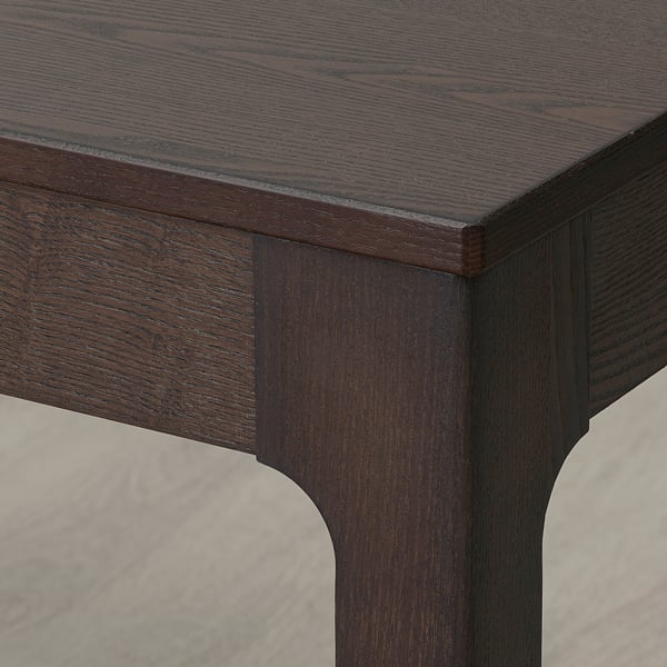 EKEDALEN Bench, dark brown, 165x36 cm