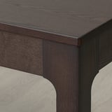 EKEDALEN Bench, dark brown, 165x36 cm