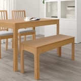 EKEDALEN Bench, oak, 105x36 cm