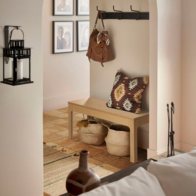 EKEDALEN Bench, oak, 105x36 cm